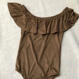 Off the shoulder bodysuit